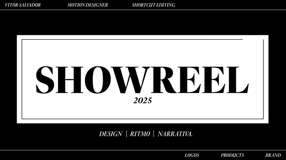 Showreel 2025 poster